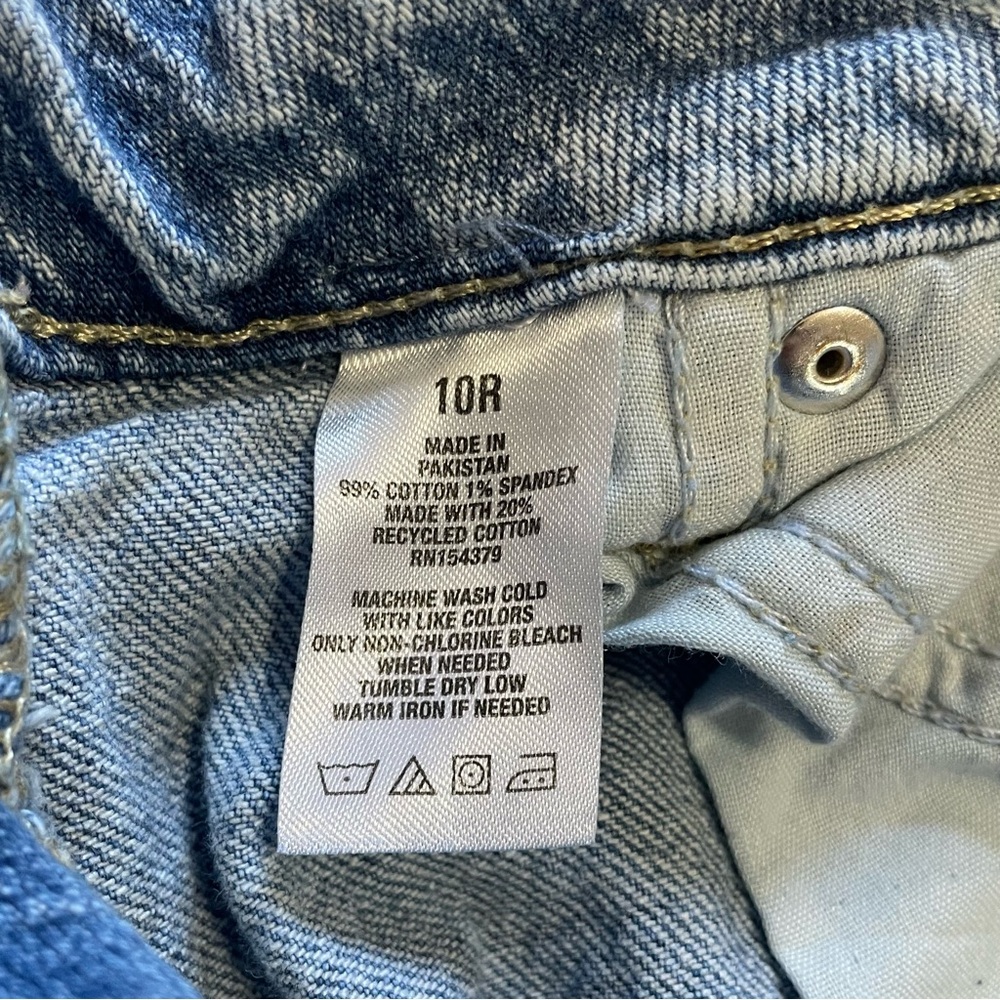 Aeropostale Mid Rise Ankle Straight Jeans - Blue~ Size 10 R Great for casual - Picture 3 of 12